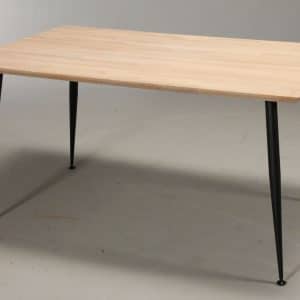 Duxx - rektangulært skrivebord, massiv eg 100 x 60 cm Hvid olieret