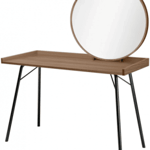Woodman Rayburn Skrivebord med spejl - Valnød/Sort
