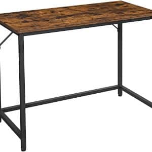 Skrivebord / computerbord, 100 x 50 x 75 cm, brun