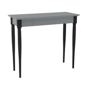 MAMO Skrivebord 65x40cm - Mørkegrå / Sorte Ben