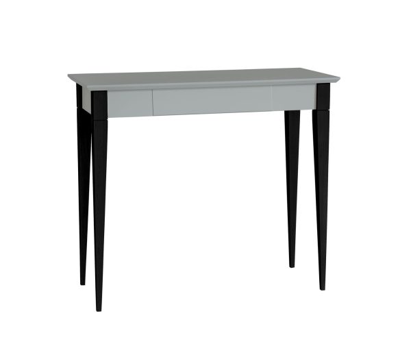 MIMO Skrivebord - 85x40cm Sorte Ben / Mørkegrå