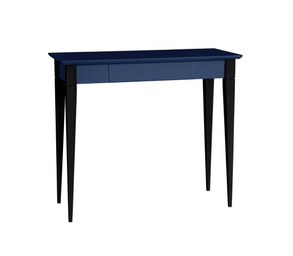 MIMO Skrivebord - 85x40cm sorte ben / marineblå