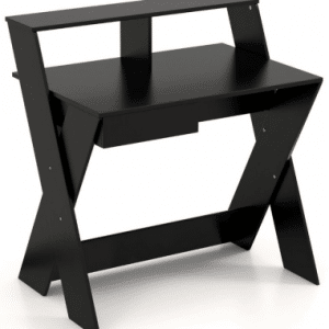 Skrivebord i møbelplade H94 x B90 cm - Sort