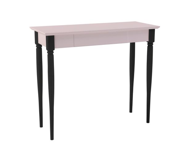 MAMO Skrivebord 105x40 cm Sorte Ben / Pink