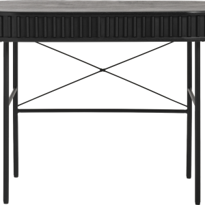 Siena, Skrivebord, sort, H75x120x60 cm, egetræ