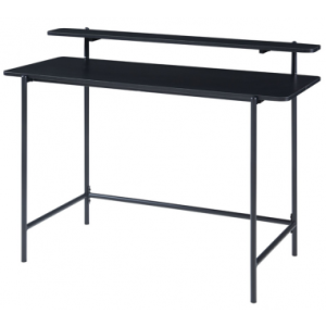 SAMNA Skrivebord i stål og møbelplade H88 x B120 x D55 cm - Sort