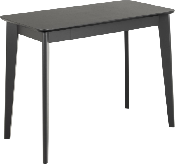 Dionea, Skrivebord, Mat sort (H: 75 x B: 100 x D: 50)