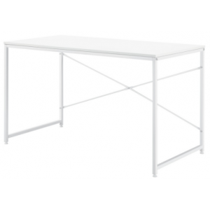 ØROS Skrivebord i metal og melamin H72 x B120 x D60 cm - Hvid