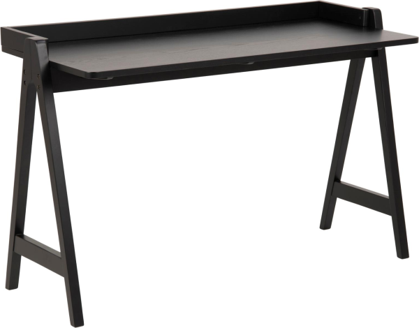 Ormira, Skrivebord, Mat sort (H: 80 x B: 126,6 x D: 51,6)