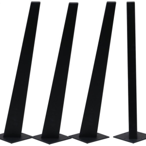 Bordben House of Sander Frigg 4 stk sort bøgetræ H70 cm til spise- og skriveborde