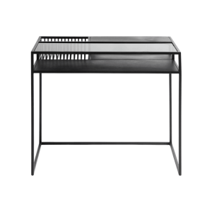 Muubs Denver Skrivebord Sort med Sort Glas