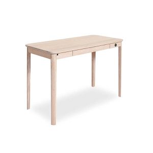 Skovby SM131 skrivebord - 55 x 115 cm. - finéret sort eg lakeret