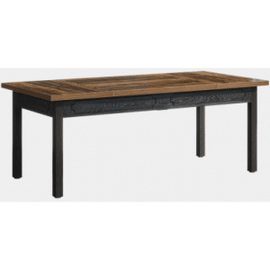 Skrivebord i møbelplade 160 x 80 cm - Sort/Brun